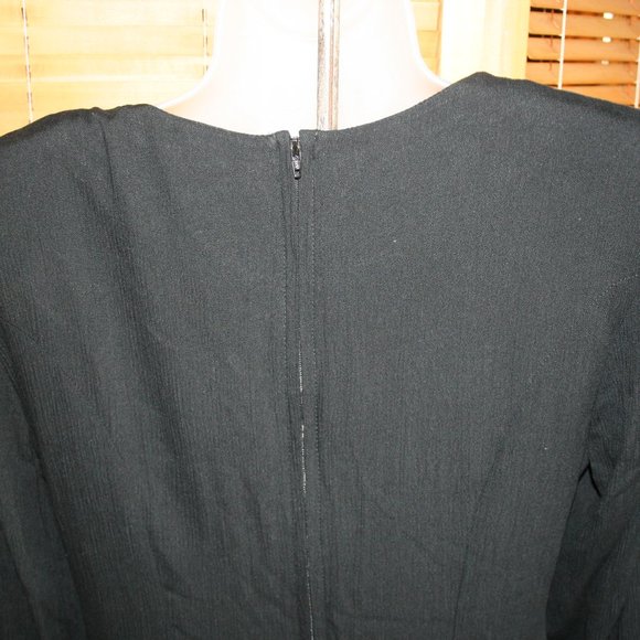 Sarah Richards Straight Pencil Dress With Shoulder Pads Size 3/4 - Picture 8 of 10